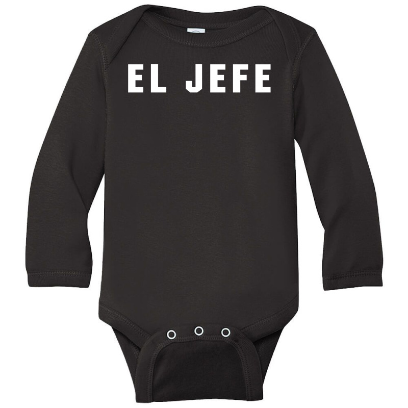 El Jefe Long Sleeve Baby Bodysuit by honeysuckle | Artistshot