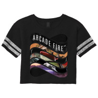 Arcade Fire   Discography Scorecard Crop Tee | Artistshot