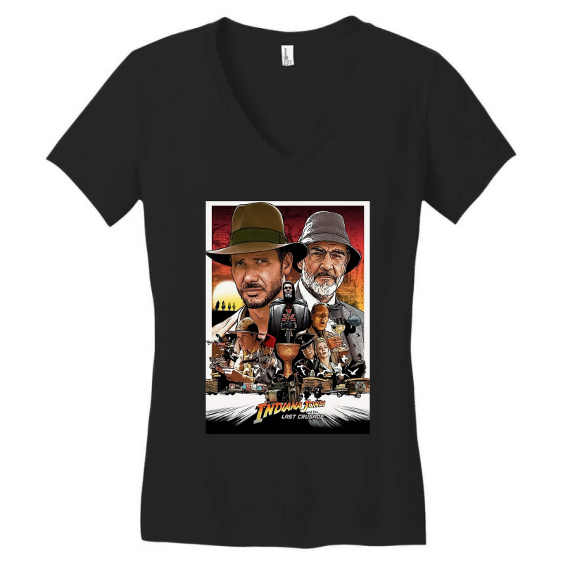 Indiana Jones And The Last Crusade Women's V-neck T-shirt | Artistshot