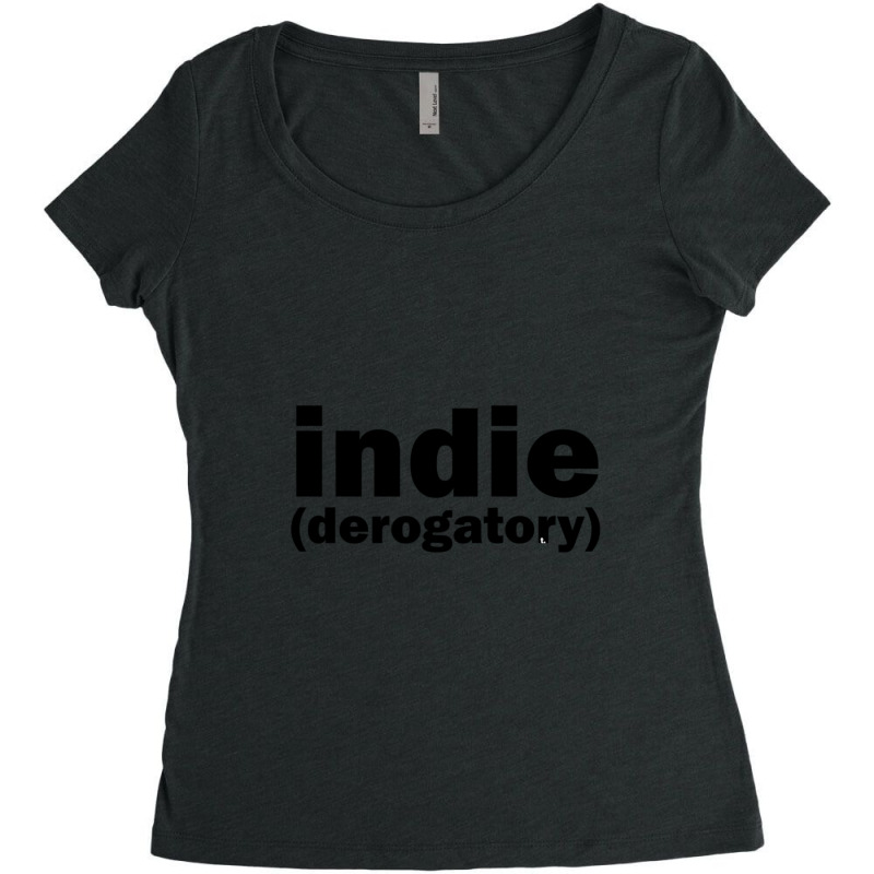 Indie Derogatory48png Women's Triblend Scoop T-shirt by cm-arts | Artistshot