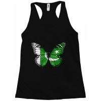 Pakistan Flag Butterfly  Gift For Pakistani With Roots From  Pakistan Racerback Tank | Artistshot