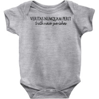 Womens Veritas Numquam Perit. Truth Never Perishes. V Neck T Shirt Baby Bodysuit | Artistshot