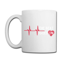 Heart Attack Surgery The Beat Goes On Survivor Rehab Recover Long Slee Coffee Mug | Artistshot