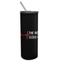 Heart Attack Surgery The Beat Goes On Survivor Rehab Recover Long Slee Skinny Tumbler | Artistshot