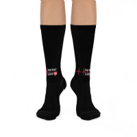 Heart Attack Surgery The Beat Goes On Survivor Rehab Recover Long Slee Crew Socks | Artistshot