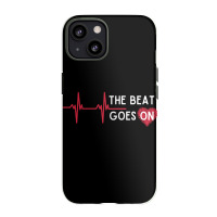 Heart Attack Surgery The Beat Goes On Survivor Rehab Recover Long Slee Iphone 13 Case | Artistshot