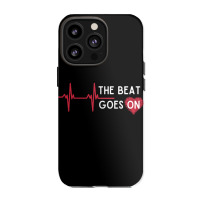 Heart Attack Surgery The Beat Goes On Survivor Rehab Recover Long Slee Iphone 13 Pro Case | Artistshot