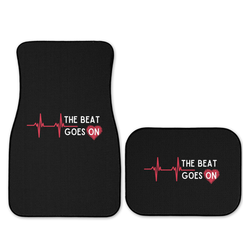 Heart Attack Surgery The Beat Goes On Survivor Rehab Recover Long Slee Full Set Car Mats by cm-arts | Artistshot