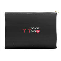 Heart Attack Surgery The Beat Goes On Survivor Rehab Recover Long Slee Accessory Pouches | Artistshot