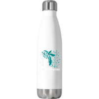 We Wear Teal For Myasthenia Gravis Awareness T Shirt Stainless Steel Water Bottle | Artistshot