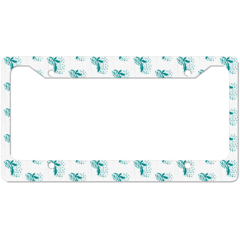 We Wear Teal For Myasthenia Gravis Awareness T Shirt License Plate Frame | Artistshot