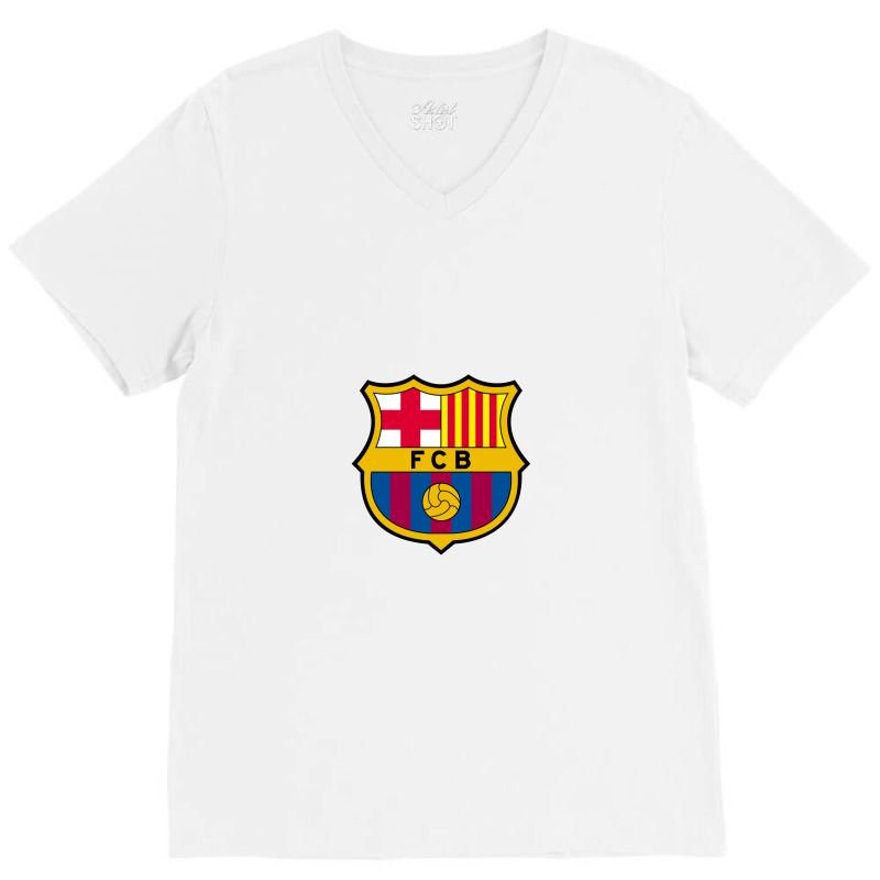 Fc #barcelona V-neck Tee | Artistshot