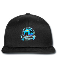 Surfing Design Surf Paradise At California Beach Raglan Baseball Tee Printed Hat | Artistshot