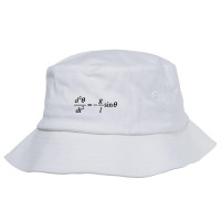 Simple Pendelum Differential Equation, Physics Ands Science Long Sleev Bucket Hat | Artistshot