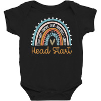 Head Start Rainbow Headstart Teacher First Day Of School T Shirt Baby Bodysuit | Artistshot