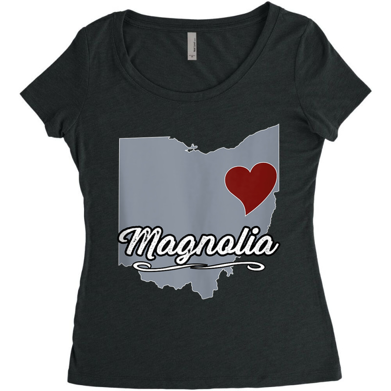 Magnolia   Ohio  Oh City State Usa   Cute Souvenir   Tank Top Women's Triblend Scoop T-shirt by cm-arts | Artistshot