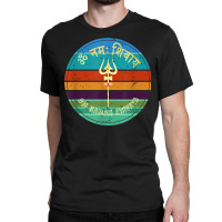 Om Namah Shivaya Adiyogi Shiva Trident Tripundra Yoga Retro T Shirt Classic T-shirt | Artistshot