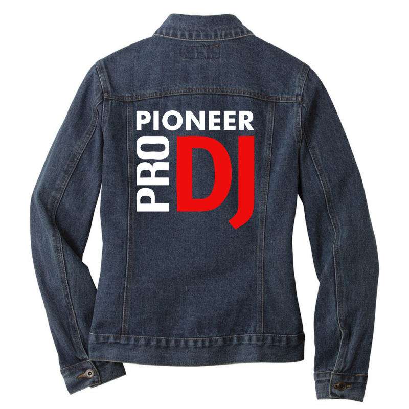 Pioneer Dj Pro Ladies Denim Jacket by cm-arts | Artistshot