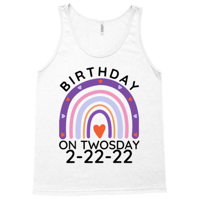 Birthday Twosday Tuesday Tank Top Designed By Glos