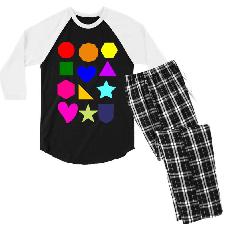 Shapes And Colours Compilation 4 Men's 3/4 Sleeve Pajama Set | Artistshot