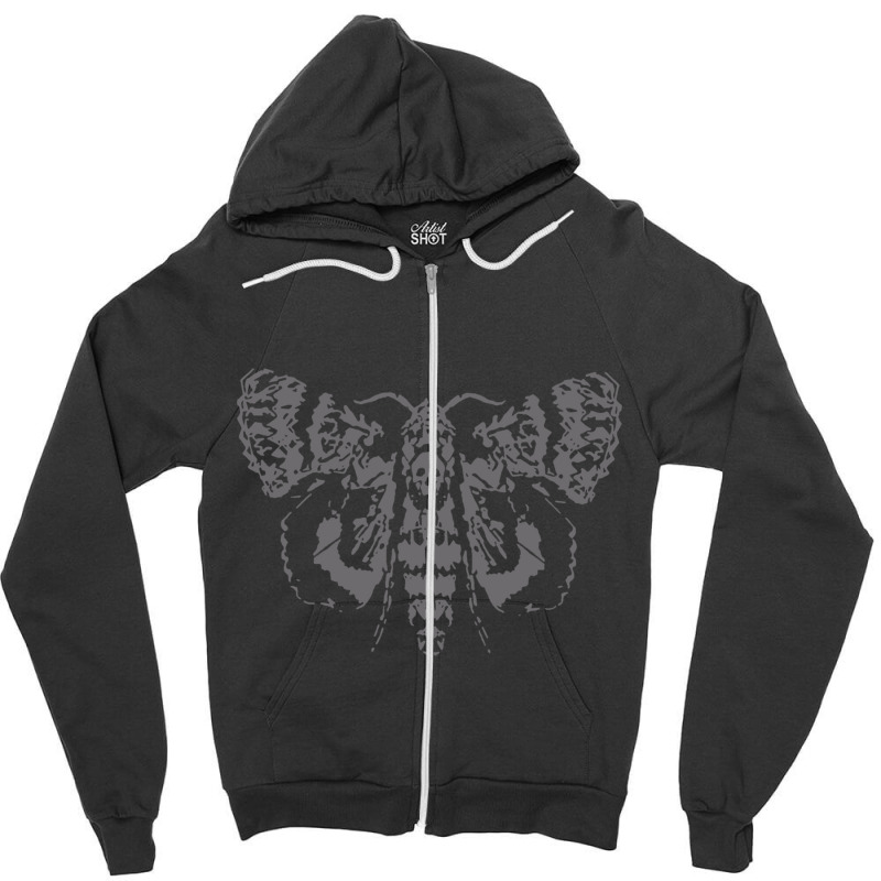 Butterfly Zipper Hoodie by cm-arts | Artistshot