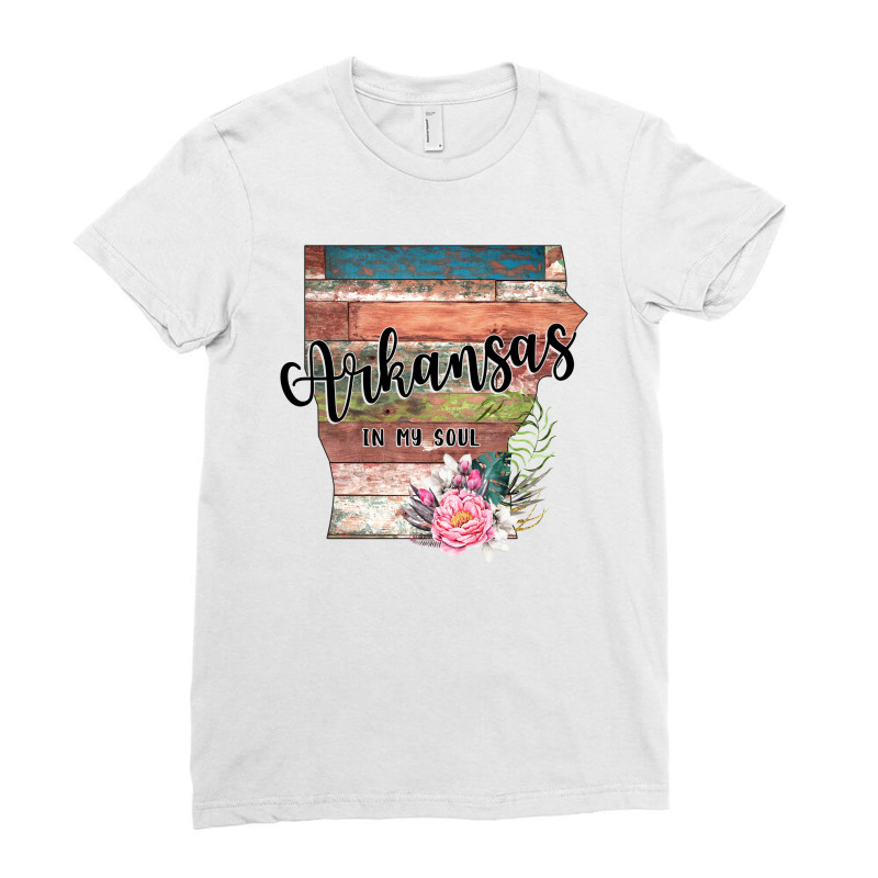 Arkansas In My Soul Ladies Fitted T-Shirt by honeysuckle | Artistshot