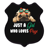 Just A Girl Who Loves Pugs For Dark Shield Patch | Artistshot