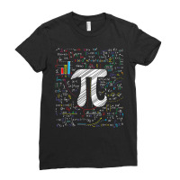 Pi Day Math Equation T Shirt Math Teacher Student Geek Gifts T Shirt Ladies Fitted T-shirt | Artistshot