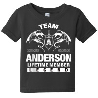 Team Anderson Lifetime Member Gifts Tank Top Baby Tee | Artistshot