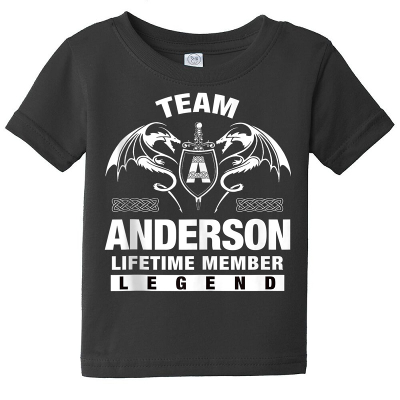 Team Anderson Lifetime Member Gifts Tank Top Baby Tee by cm-arts | Artistshot