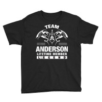 Team Anderson Lifetime Member Gifts Tank Top Youth Tee | Artistshot