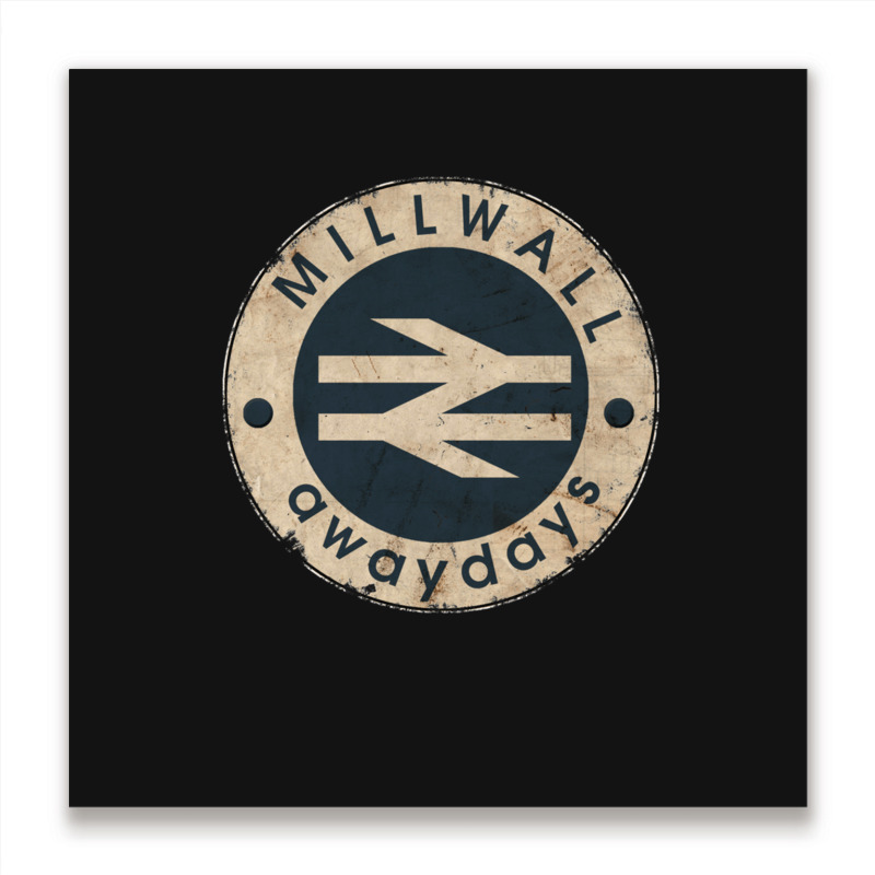 Millwall Awaydays Essential Metal Print Square | Artistshot