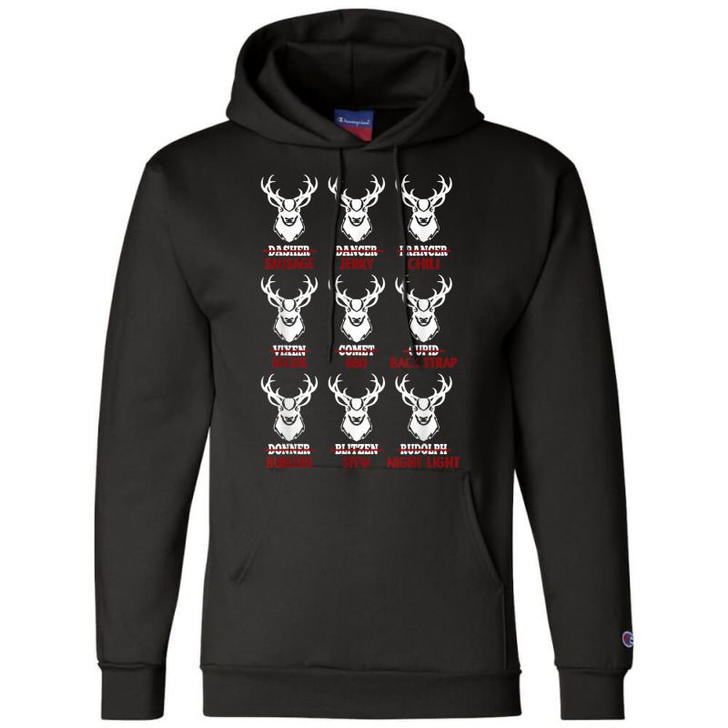 Funny Christmas Deer Bow Hunting Santa Men Women Hunter Champion Hoodie | Artistshot