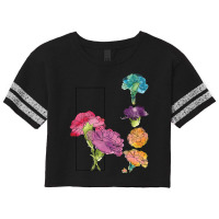 Carnation Sketchbook Page Scorecard Crop Tee | Artistshot