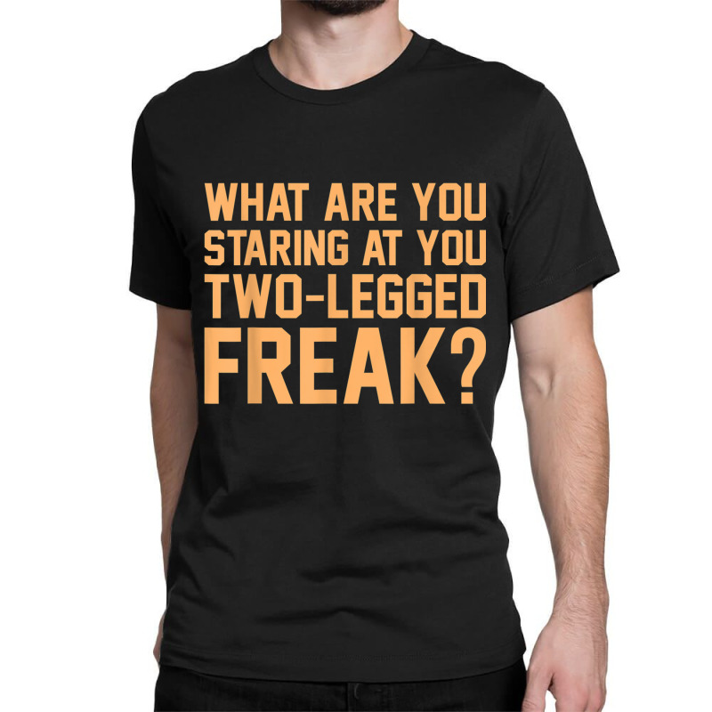 Two Legged Freak Funny Amputee Prosthetic Surgery Graphic Classic T-shirt by DevynGiorgio | Artistshot