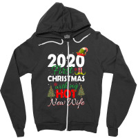 2020 First Christmas With My Hot New Wife For Dark Zipper Hoodie | Artistshot