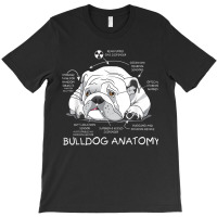 Funny Cute English Bulldog Anatomy Dog Biology Gift T-shirt | Artistshot