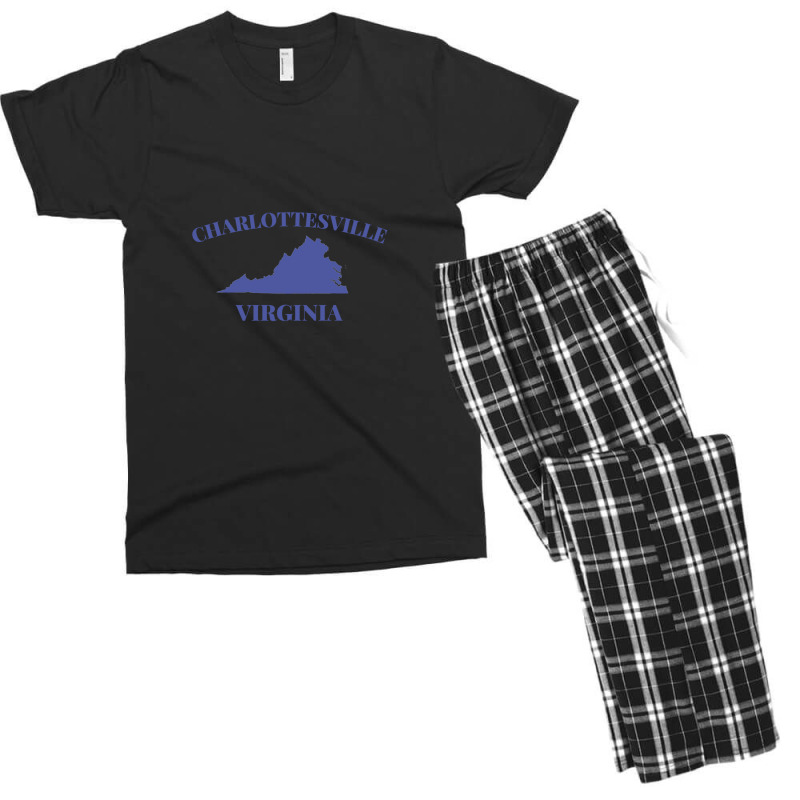 Charlottesville Virginia Shirt Va Home City Tourist Souvenir Mom Dad P Men's T-shirt Pajama Set | Artistshot