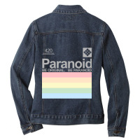 Paranoid Polaroid Ladies Denim Jacket | Artistshot