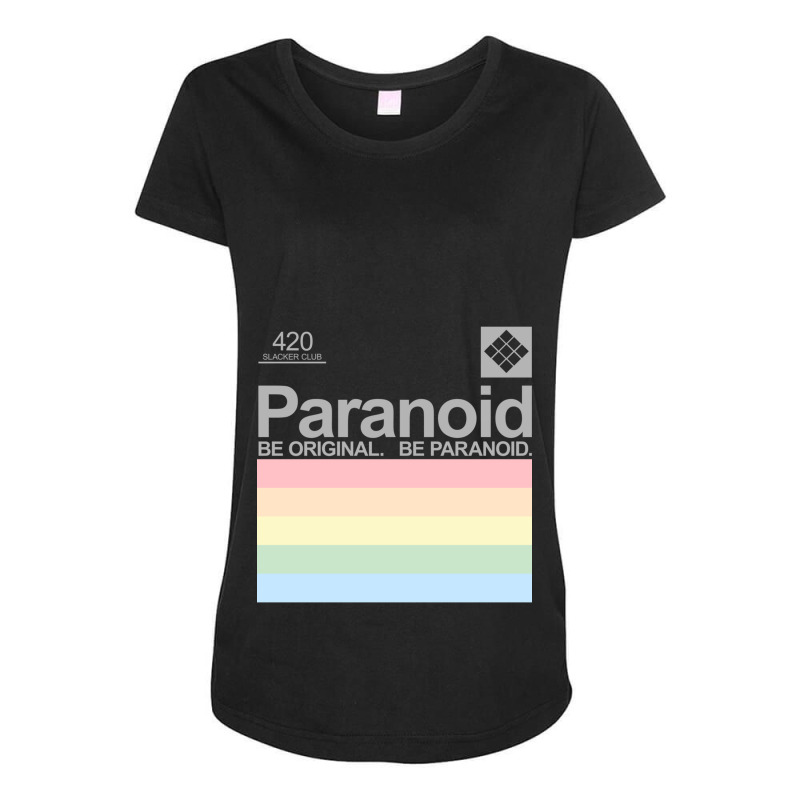 Paranoid Polaroid Maternity Scoop Neck T-shirt by cm-arts | Artistshot