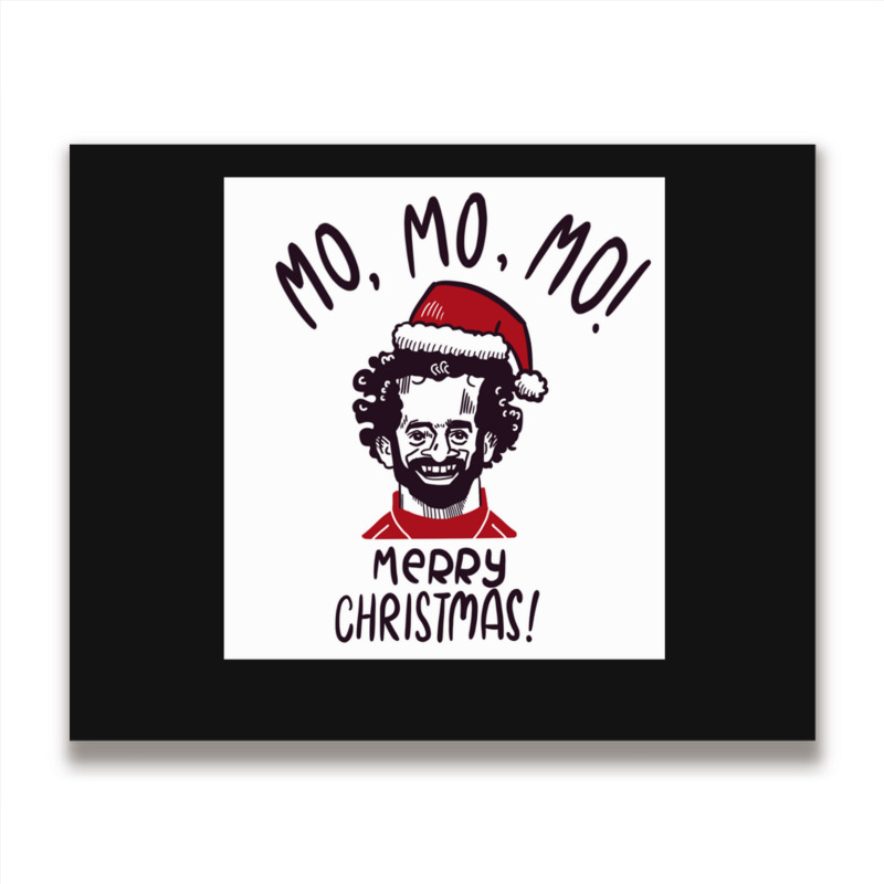 Mo Mo Mo Merry Christmas Classic Metal Print Horizontal | Artistshot