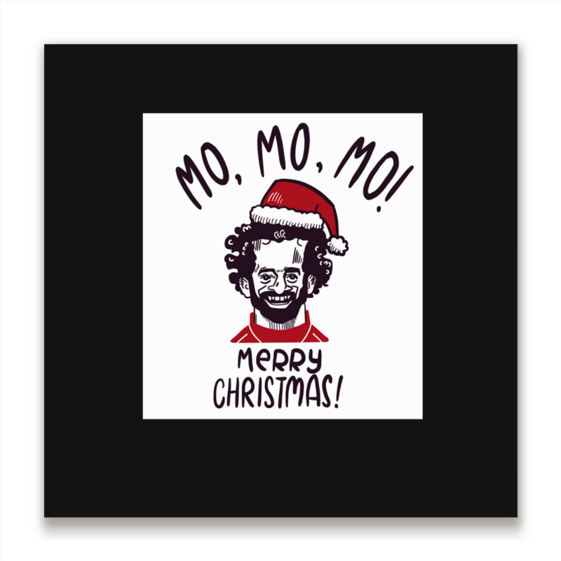 Mo Mo Mo Merry Christmas Classic Metal Print Square | Artistshot