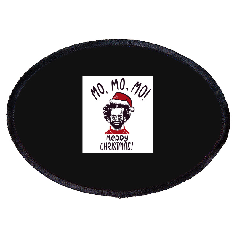 Mo Mo Mo Merry Christmas Classic Oval Patch | Artistshot