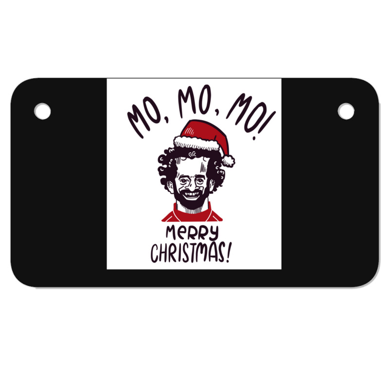 Mo Mo Mo Merry Christmas Classic Motorcycle License Plate | Artistshot