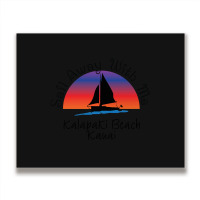 Sail Away With Me Kalapaki Metal Print Horizontal | Artistshot