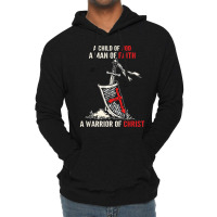 I Am A Child Of God A Warrior Of Christ Knight Templar Tee Lightweight Hoodie | Artistshot