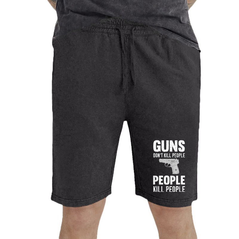 Funny Guns Don't Kill People People Kill People Vintage Short | Artistshot