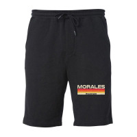 Morales Surname Birthday Family Reunion 80s 90s Sunset Fleece Short | Artistshot