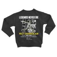 Wilt Chamberlain Basketball Legends Toddler Sweatshirt | Artistshot