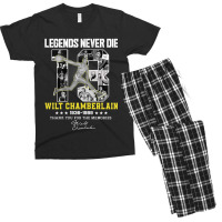 Wilt Chamberlain Basketball Legends Men's T-shirt Pajama Set | Artistshot